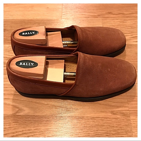 {Bally} Suede Slip-on Loafers, 9 - Picture 3 of 7